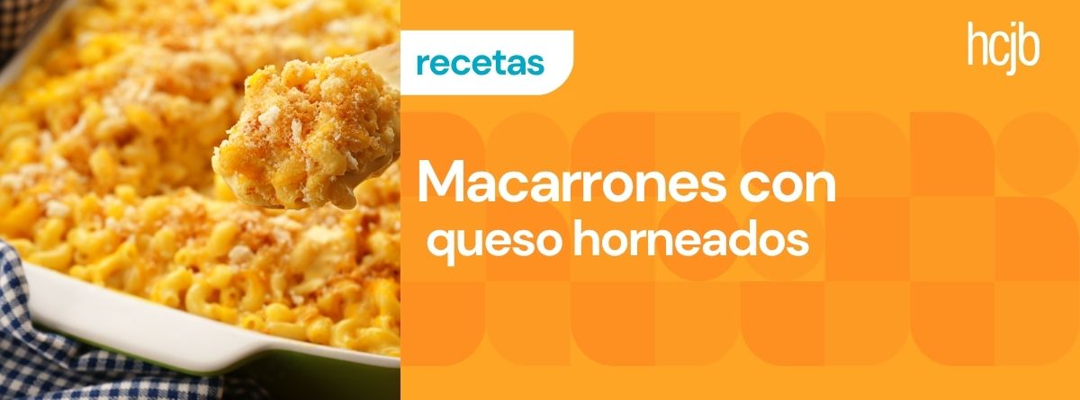 Macarrones con queso horneados