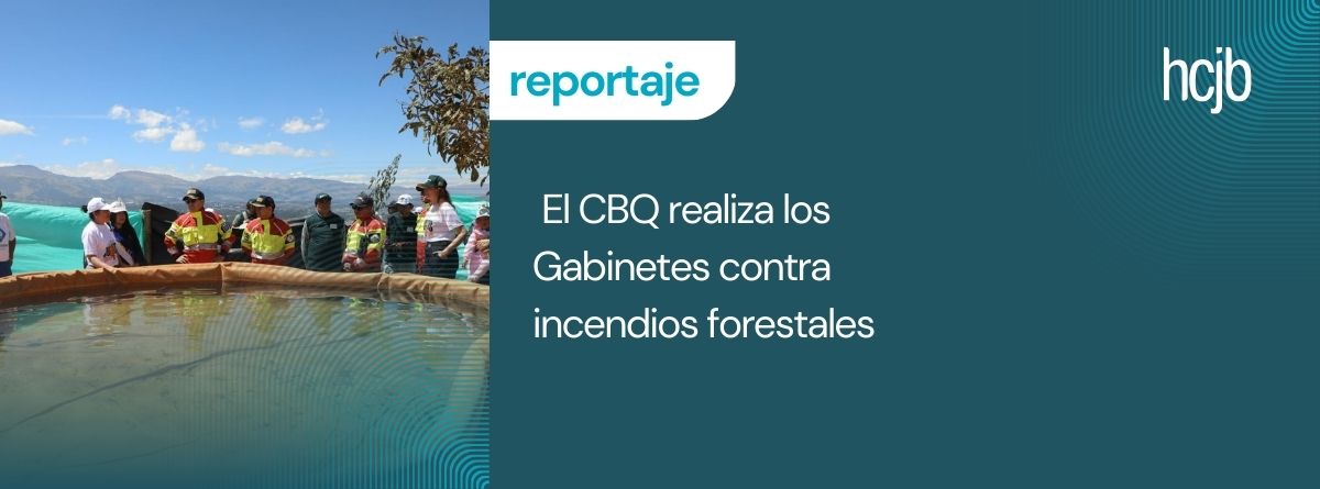 Cuerpo de Bomberos Quito trabaja con la ciudadanía para prevenir incendios forestales mediante gabinetes